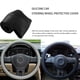 thumbnail image 4 of Xiao Hua Funda de Silicona para Volante, Funda de Volante universal de color Sólido Cómoda y Suave 12 "-16", Adecuada para la Mayoría de los Autos, Negro, 1 Pieza, 4 of 4
