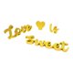 thumbnail image 1 of Letra De Madera Love IS Sweet Sign Decoración De Mesa Del Día De San Valentín Para A?o Nuevo Dorado, 1 of 5