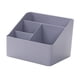 thumbnail image 2 of Caja De Almacenamiento De Escritorio, Organizador De Mesa, Estuche De Almacenamiento De Cosméticos Para Sala De Estar, Gris Y Azul, 2 of 3