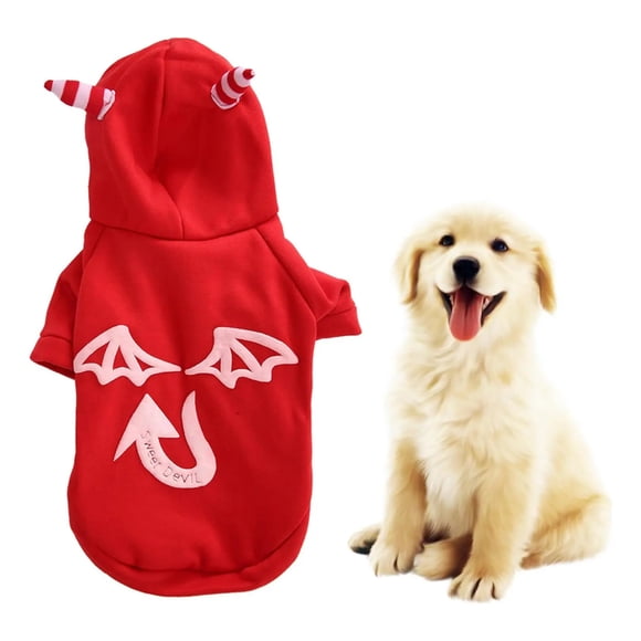 Disfraz Diablito para Perros y Gatos Talla Xs Halloween
