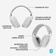 thumbnail image 2 of Logitech Zone Vibe 100 Auriculares inalmbricos livianos, Mac/PC - White blanco tamaño unico, 2 of 3
