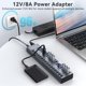 thumbnail image 5 of Hub USB 3.1 ACASIS de 16 puertos, velocidad de datos de 10 Gbps con adaptador de 96 W, 5 of 8
