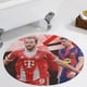thumbnail image 5 of Harry Kane theme Round Coral Fleece Floor Mat Non slip Non shedding Washable Durable Area Rug For Living Room Bedroom Kids Room 60cm, 5 of 6