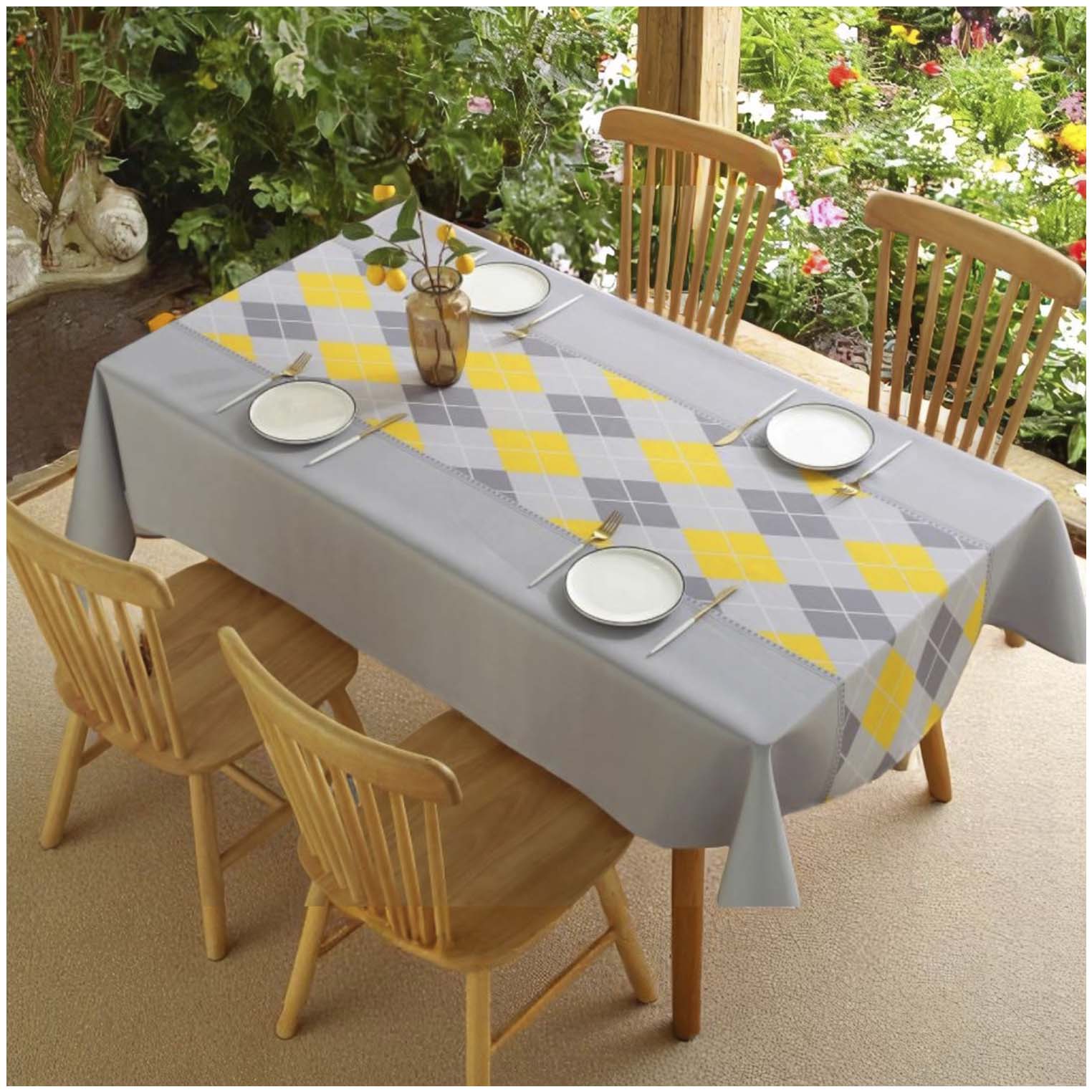 Genérico - Mantel Impermeable Antimanchas 140X220 Cm -51