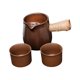 thumbnail image 5 of Tetera De Cerámica Con Taza De Té Con Mango Envuelto En Cuerda Para Casa De Té Doméstica Con 2 Tazas, 5 of 5