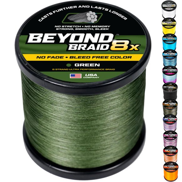 Línea de Pesca Beyond Braid 300 yd 20 lb Verde 8X