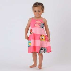 Disney - Vestido Niña Rosado Personajes Zootopia