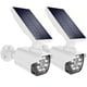 thumbnail image 1 of Cámara de seguridad falsa WALI Solar con sensor de movimiento, paquete de 2, 1 of 8