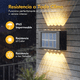 thumbnail image 5 of Lámpara Solar Led Exterior Muro Doble 10 Luces Cálida, 5 of 7