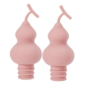 Bothyi - 2 Tapas De Silicona Para Cerveza Y Champán, Herramientas De Conservación Reutilizables, Color Rosa