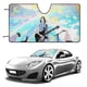 thumbnail image 1 of Los Colores Dentro Parasol para Parabrisas Delantero Protector Plegable, Visera Solar para Auto Bloquea Rayos UV Mantiene tu Vehículo Fresco 130cm*70cm, 1 of 6