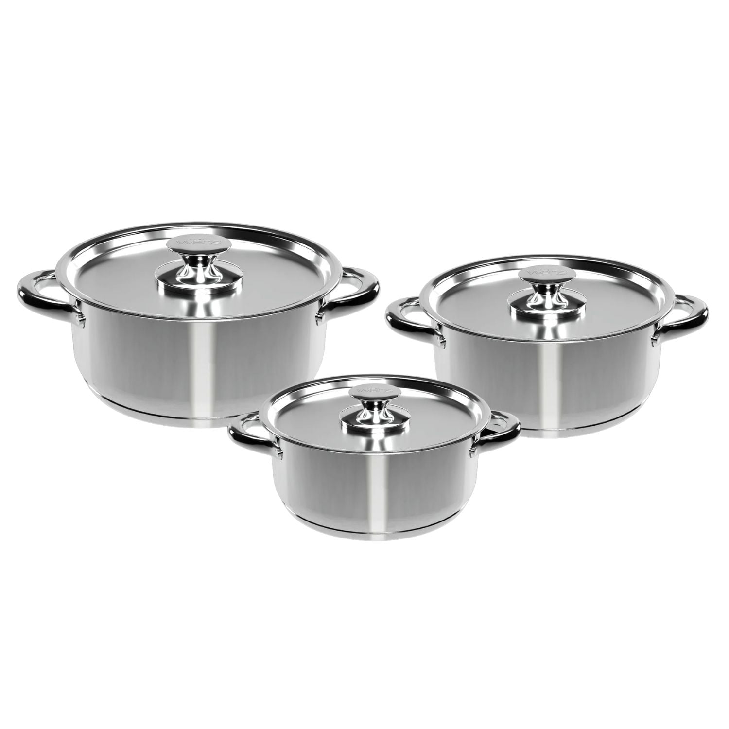 Wens - Set Bateria De Cocina 6 Piezas Acero Inoxidable 420-6ss