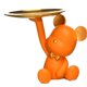 thumbnail image 4 of Bandeja De Almacenamiento De Escultura De Estatuilla De Oso De Resina Organizador De Decoración Del Hogar Naranja, 4 of 5