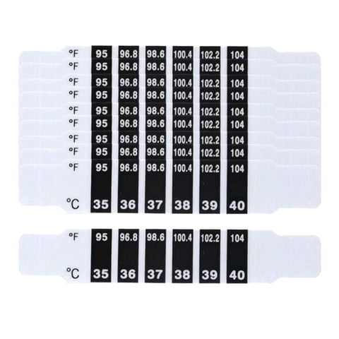 Bothyi - Parche De Temperatura Frente Flexible Universal Para Interiores Y Exteriores Adolescente 10 Piezas