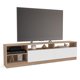 thumbnail image 4 of Rack Tv Moyan Light 2 Puertas 75 Pulgadas Café - Blanco, 4 of 6