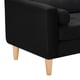 thumbnail image 3 of Sofa Retro 2c Felpa 05 Negro, 3 of 6
