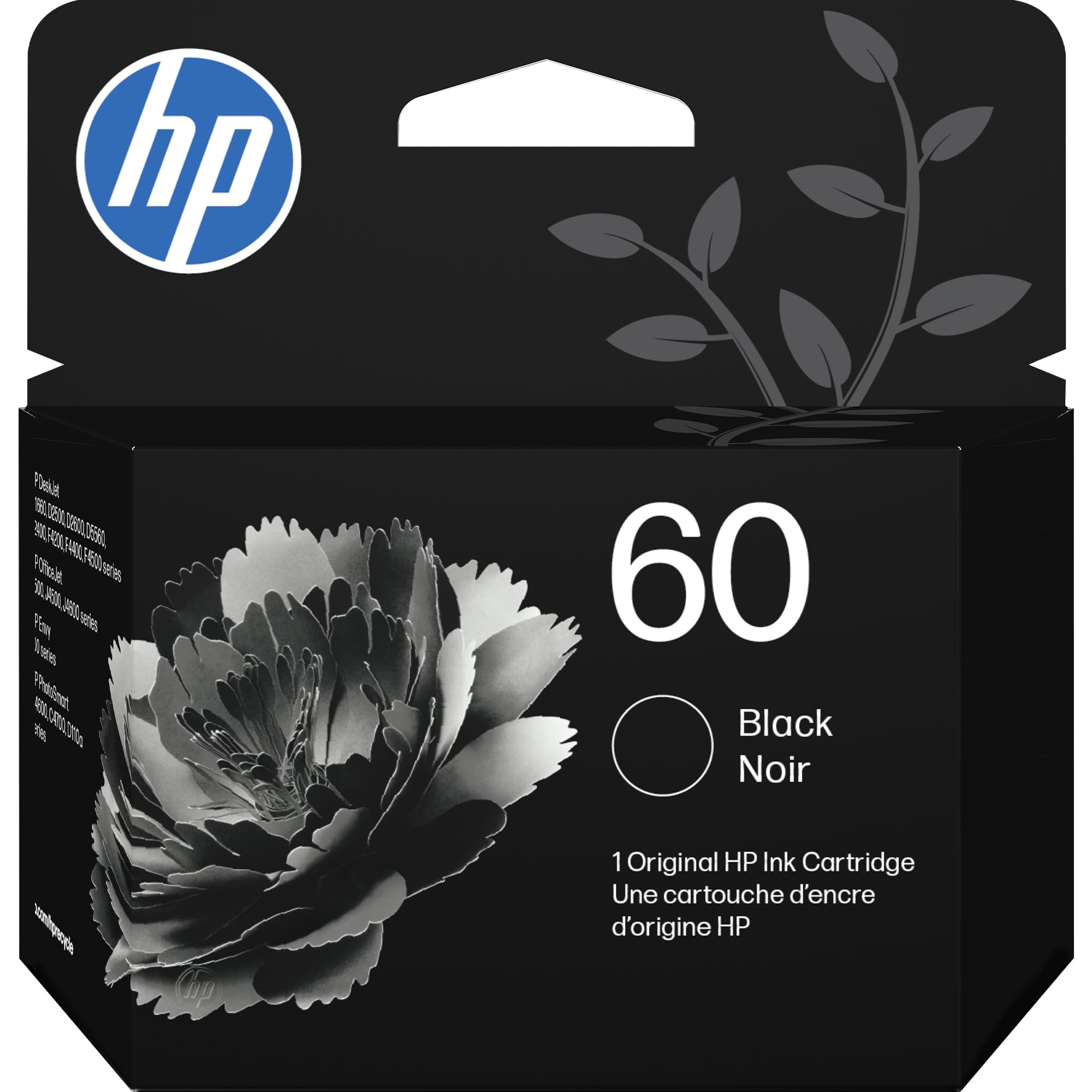 Cartucho De Tinta Hp 60 Negro Original Para Deskjet Envy