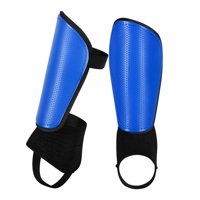 Ioensy - Espinilleras De Fútbol, Dispositivos De Protección De Rodillas, Suaves Para Correr, Fútbol, Adolescentes, Azul, M
