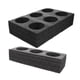 thumbnail image 5 of 2 Piezas Tomador De Ventanas Para Llevar Soporte Para La Copa De Esponja De La Copa Para Tiendas De Comida Para Llevar En Casa, 5 of 5