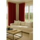 thumbnail image 3 of Pack 2 Cortina Engomada Termica Tela Delgada 100% Blackout 140X225 rojo 140X225, 3 of 9
