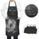 thumbnail image 1 of Delantal SHEOMERN, impermeable y a prueba de aceite, para cocineros, 3 unidades, negro, 1 of 6