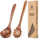 thumbnail image 1 of Set de cucharón para sopa y cucharas para pasta de madera, 1 of 3