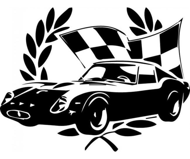 Rienda Libre Graphics - Decomural Race Car Flag Transport Ws-32576