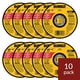 thumbnail image 2 of Disco de corte DEWALT DW8062 para amoladora angular de metal, 4.5 pulgadas, paquete de 10, 2 of 2