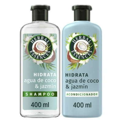 Pack Agua De Coco & Jazmín Shampoo + Acondicionador 400 Ml C/U 1 Un. 1 Un Herbal Essences