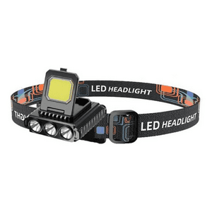 Genérico - Linterna Minero Recargable Doble Led Usb Con Sensor Proximid