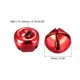 thumbnail image 2 of Cascabeles, 3/8"(10mm) Paquete de 24 Campanas Pequeñas para Manualidades DIY Navidad, Rojo, 2 of 5