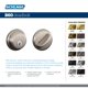 thumbnail image 3 of Deadbolt SCHLAGE B60N620, peltre envejecido, con llave, 1 cara, 3 of 4