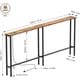 thumbnail image 2 of Mesa de sofá consola Keelian 78 Narrow con tomas de corriente y USB, 2 of 6