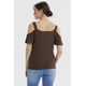 thumbnail image 3 of Polera Mujer Ajustado Chocolate, 3 of 4