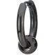 thumbnail image 3 of Pendientes De Aro Con Bisagras De Acero Inoxidable Con Cuentas Circulares Negras Para Hombres Y Mujeres (2 Unidades), 3 of 6
