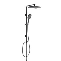 Doer - Columna De Ducha Con Duchador Cuadrada Negra