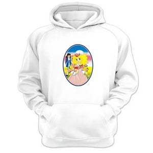 Genérico - Polerón Canguro Candy Blanco Talla Xs Unisex
