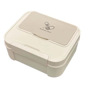Magideal - Caja De Almacenamiento De Papelería, Organizador De Escritorio, Caja De Almacenamiento Escolar Portátil Simple, Estuche De Almacenamiento De Cosmético