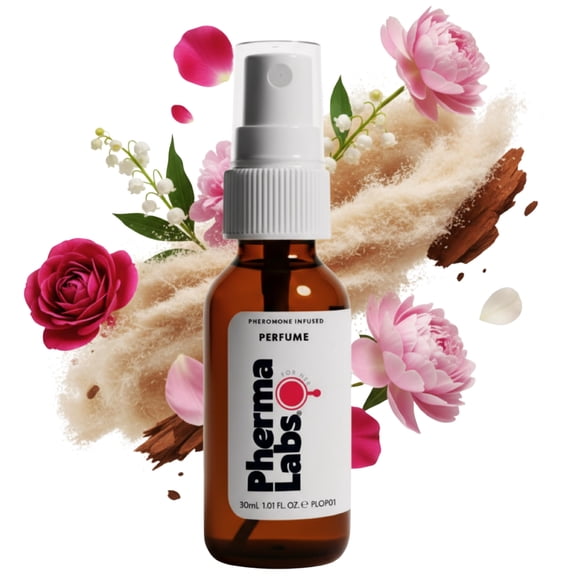 Perfume PHERMALABS Feromonas para Mujer Rosa, Peonía y Almizcle 30 mL