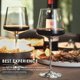 thumbnail image 2 of Coccot Wine Glasses Set of 6, Crystal White Wine Glasses, Red, 2 of 3