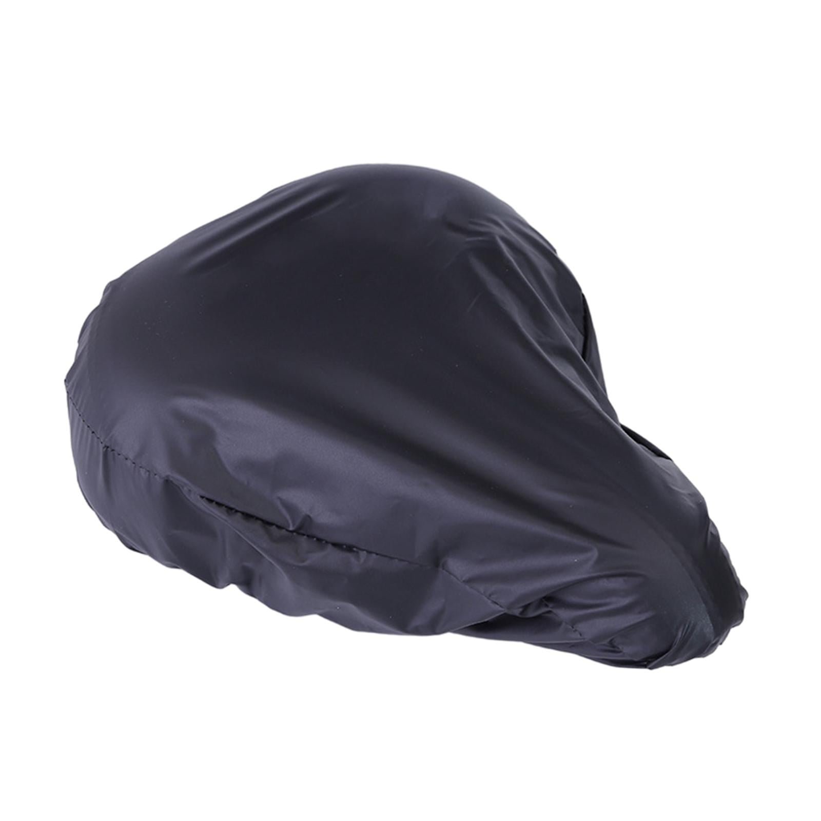 Magideal - Cubierta De Asiento De Bicicleta Cojín De Bicicleta Protector De Asiento Durable Negro Recubierto De Poliéster Cubierta Protectora Impermeable Asiento