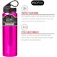 thumbnail image 2 of Botella de Agua Silver Buffalo Doble Pared 590 ml Magenta, 2 of 5