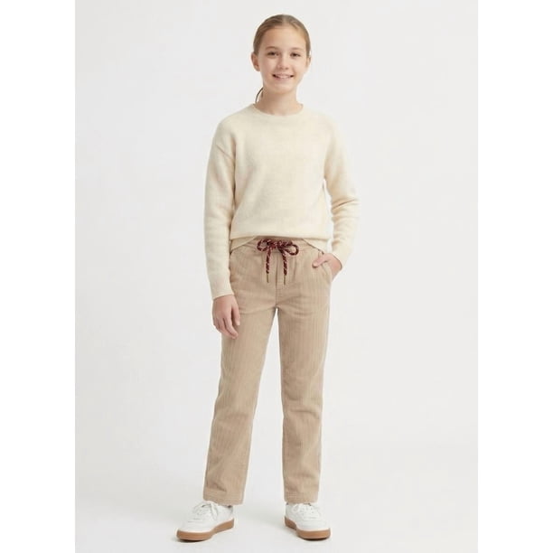 Pantal n Cotel Ni a Estilo Wide Leg Invierno