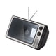 thumbnail image 1 of Amplificador De TV De 11" De Diseño Retro, Regalo Para Papá, Miniamplificador Para Juegos, Cualquier Teléfono Inteligente, Gris, 1 of 5