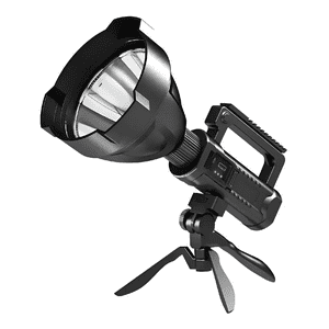 Genérico - Linterna Recargable Usb Linternas Tacticas Caza + Tripode Qatarshop Linterna Led Linternas Recargables Con Soporte Foco De Caza Potente