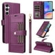 thumbnail image 4 of FOXDOCK Funda tipo Cartera para Samsung Galaxy A05s – Cubierta de Cuero PU con Múltiples Ranuras, Bolsillo para Efectivo y Correa de Muñeca, 4 of 6