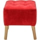 thumbnail image 2 of Pouf Alemania Rojo Altea 42x42x43 cm, 2 of 3