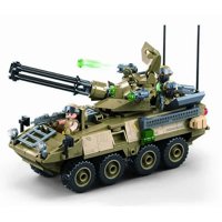 Sluban - Tanque Blindado Stryker Anti Aereo, Compatible Lego