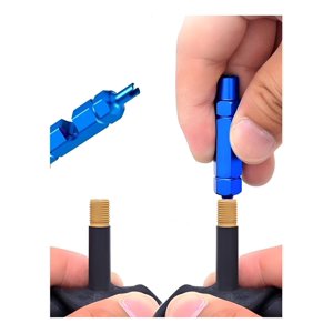 Riderace - Extractor De Obus / Núcleo De Válvula Francesa Y Americana - - Azul