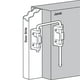 thumbnail image 2 of Cerradura corrediza para patio Prime-Line U 9847, chapada en cromo, 2 of 3